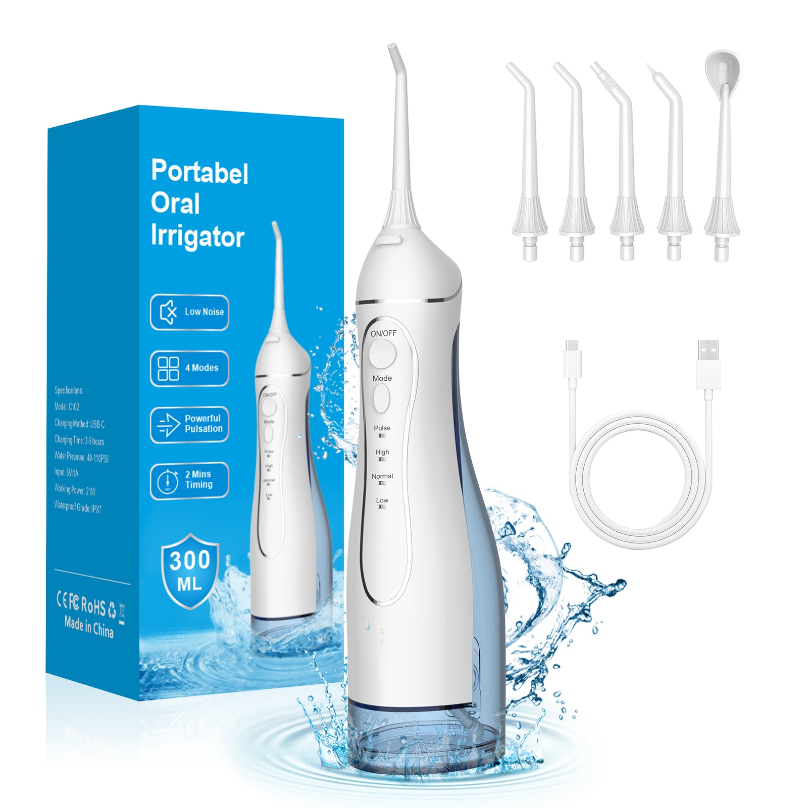 Water floss dental care